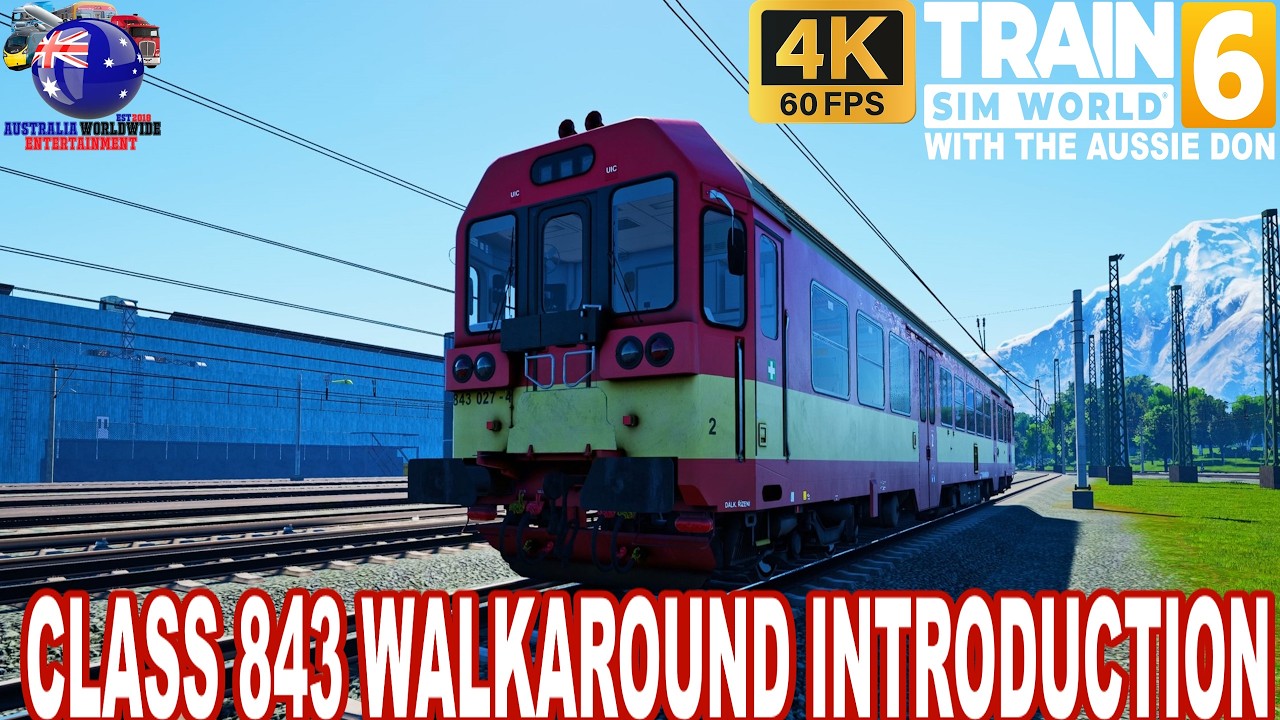 Class 843 Walkaround Introduction Train Sim World 6 - 4K 60FPS HD