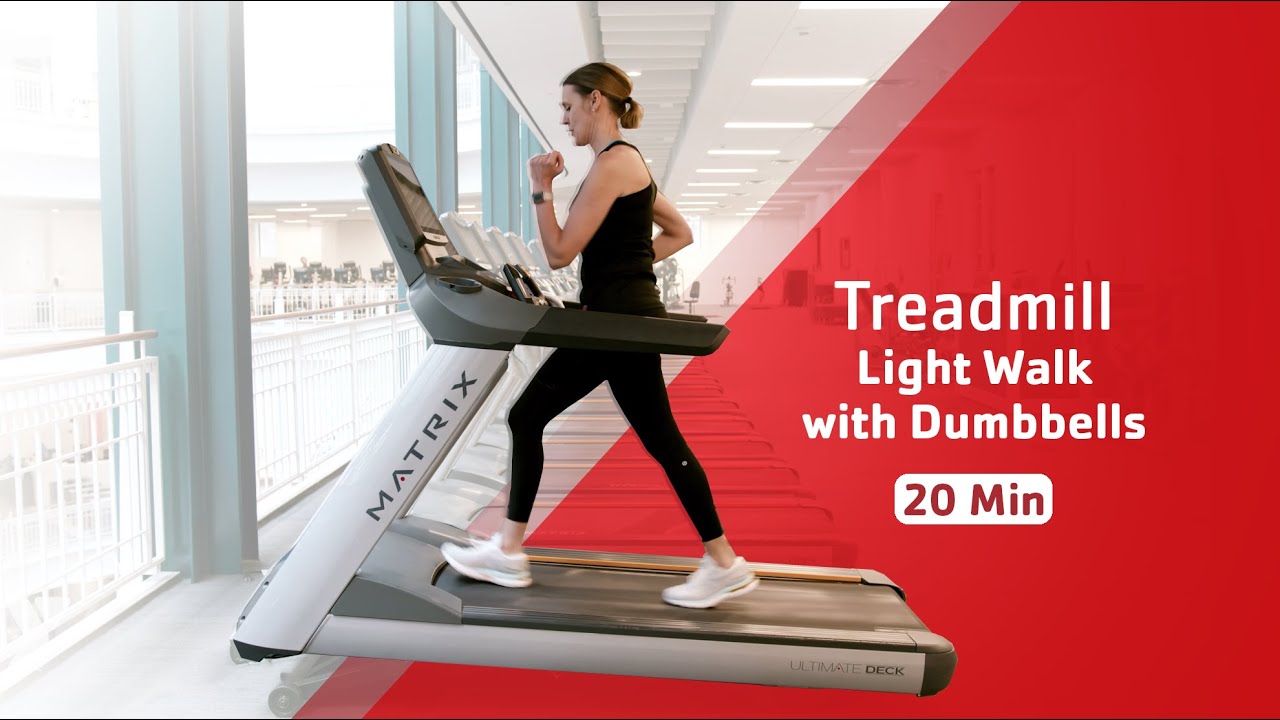 Light Walk with Dumbbells - 20 MIN