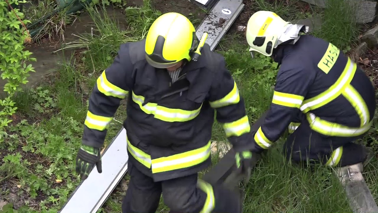 Taktické protipovodňové cvičení jednotek SDH Vlašim a SDH Domašín na řece Blanici 16. 5. 2019.