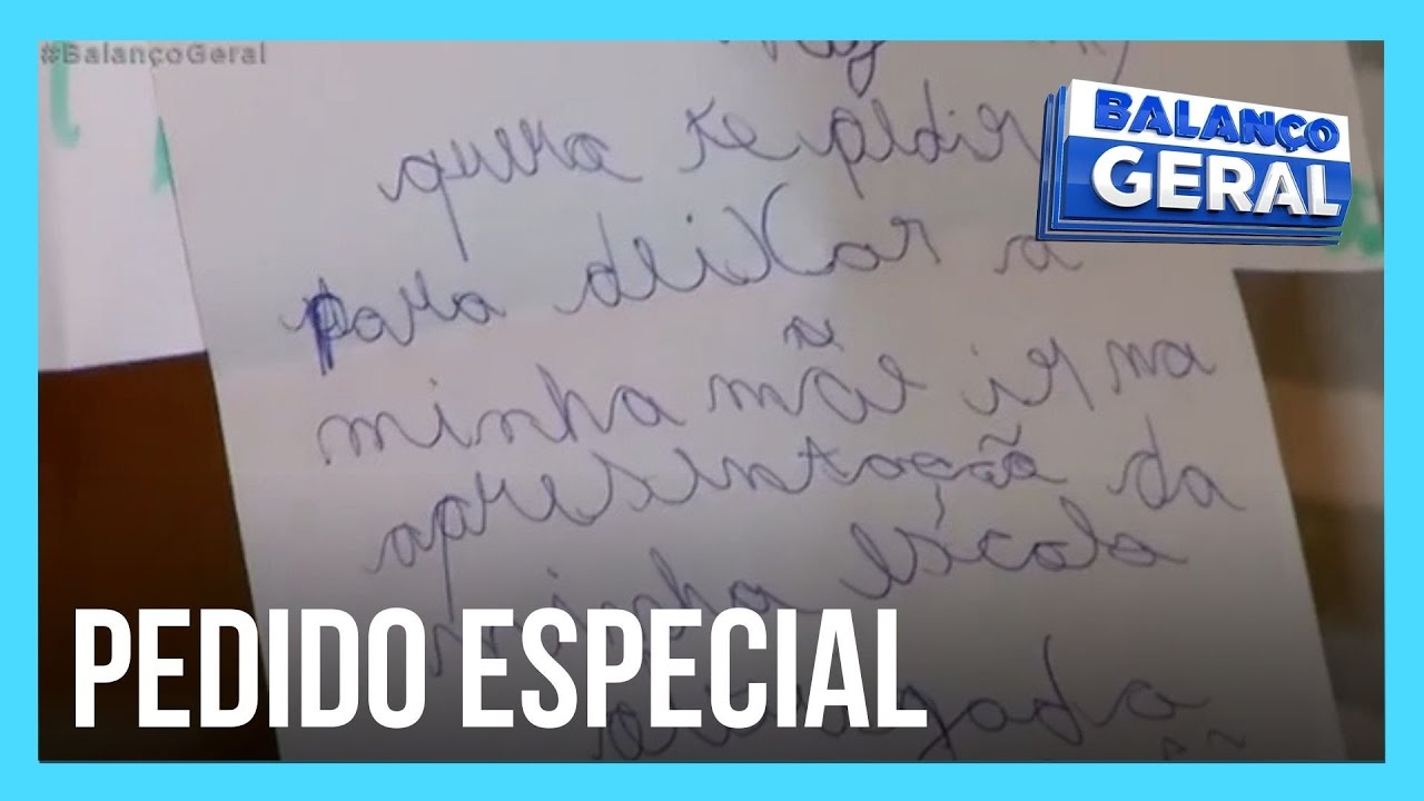 Filha manda carta para chefe liberar mãe para ver apresentação na escola