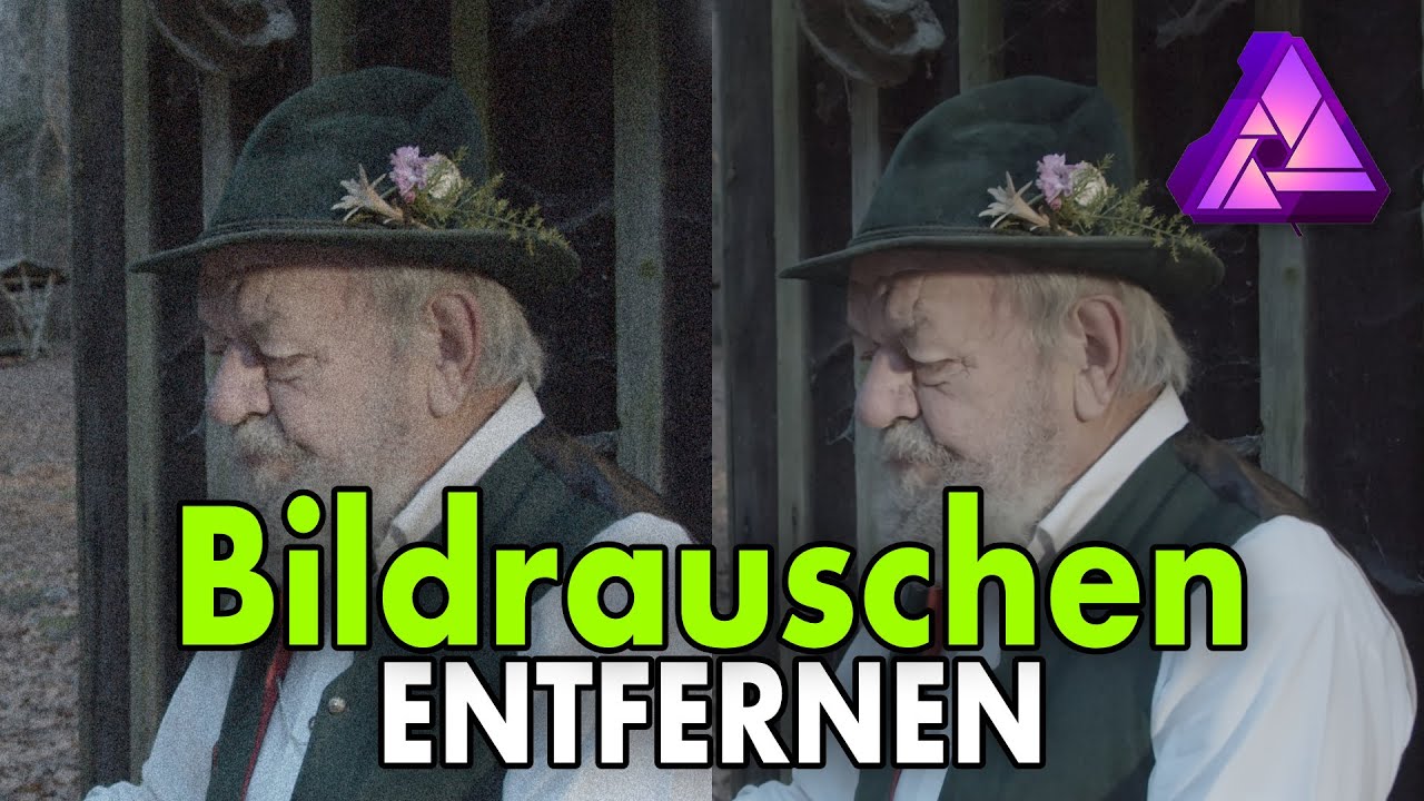 NOISE Entfernen | Bilder Bereinigen | Rauschen entfernen | Affinity Photo Tutorial