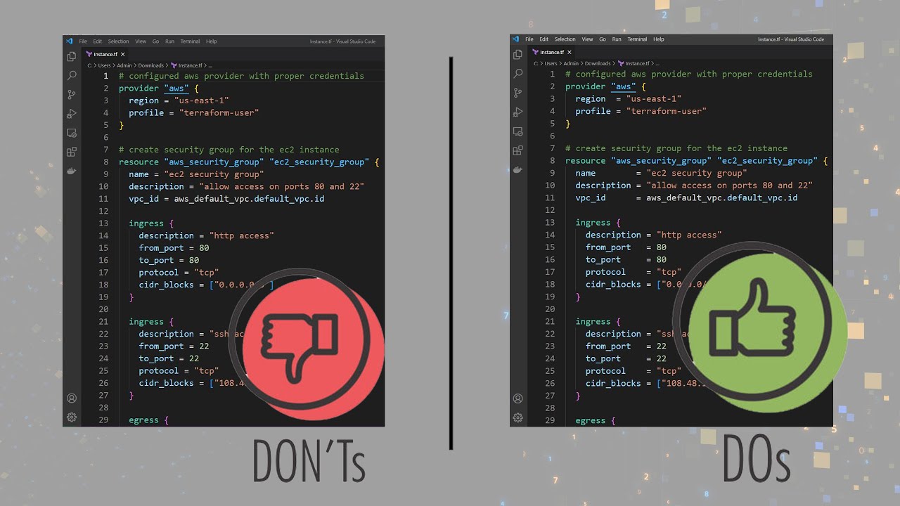 Как автоматически форматировать код Terraform в Visual Studio Code
