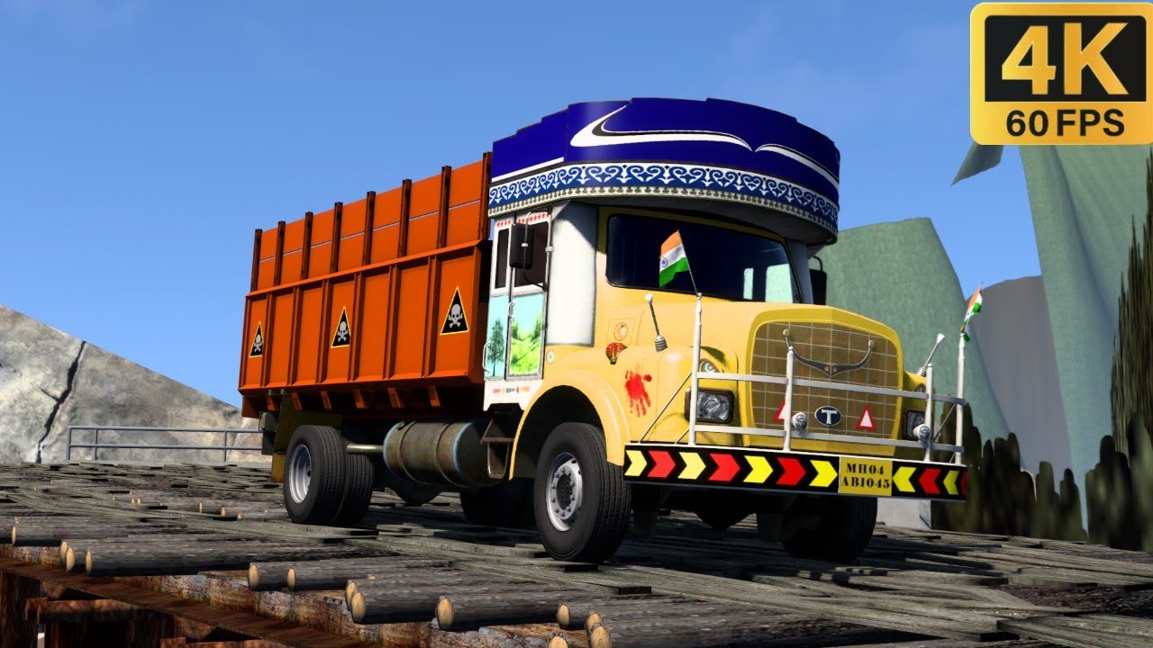 Pushpa Truck Adventure on Ghat Road and Offroading | ETS 2 