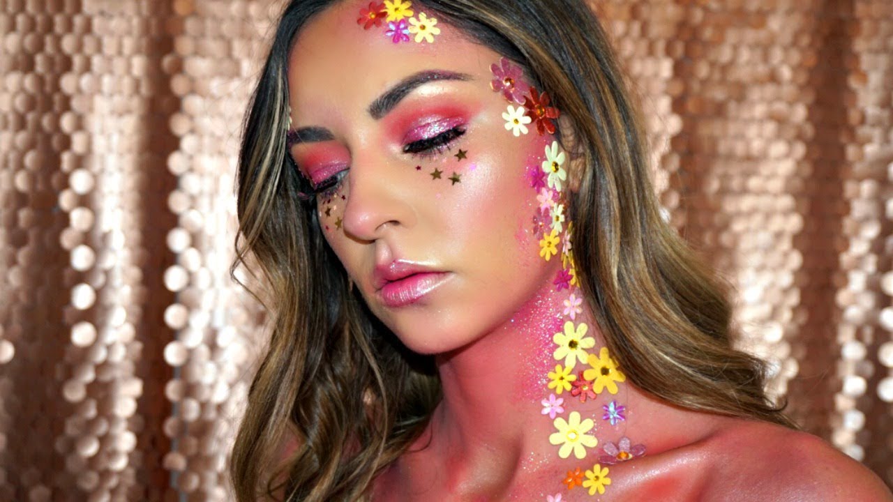 FLOWER FAIRY PRINCESS | PRETTY HALLOWEEN MAKEUP TUTORIAL