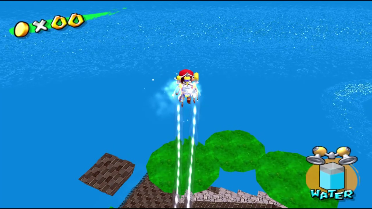 Whomps Fortress in Super Mario Sunshine!