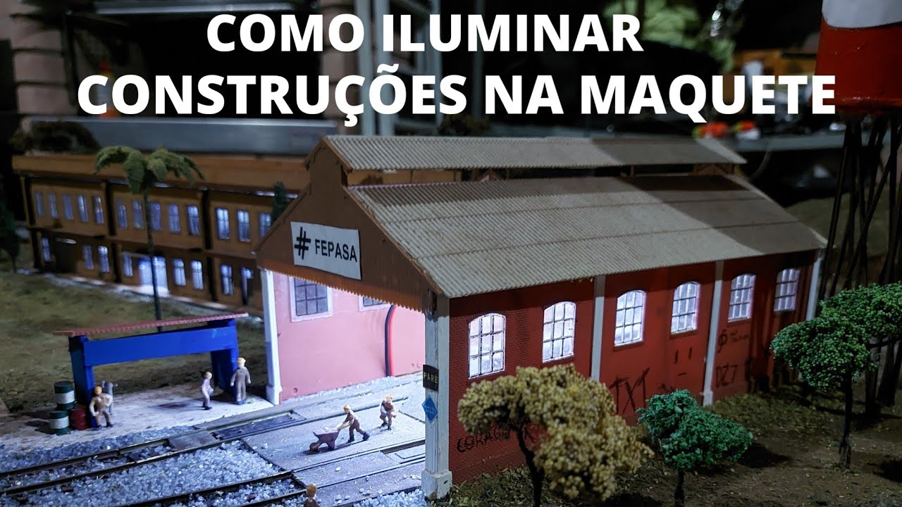 Como iluminar construções na maquete - Tutorial DIY