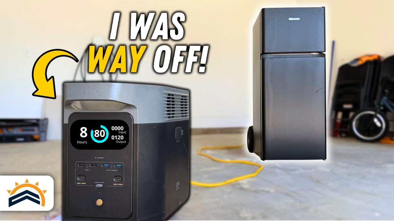 What Size Power Station To Power A Fridge