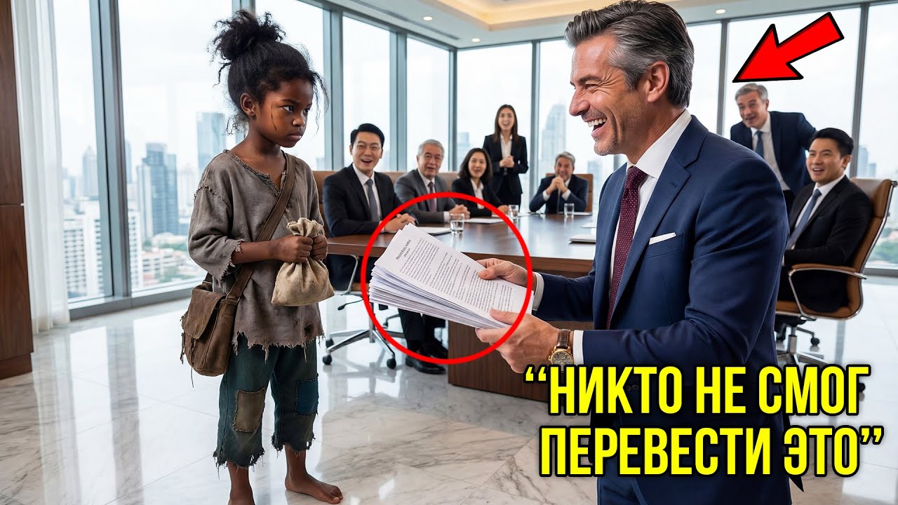 «Дам 2 Миллиона За Перевод!» — Миллиардер Хохотал, Но Девочка Шокировала Его Знанием 7 Языков