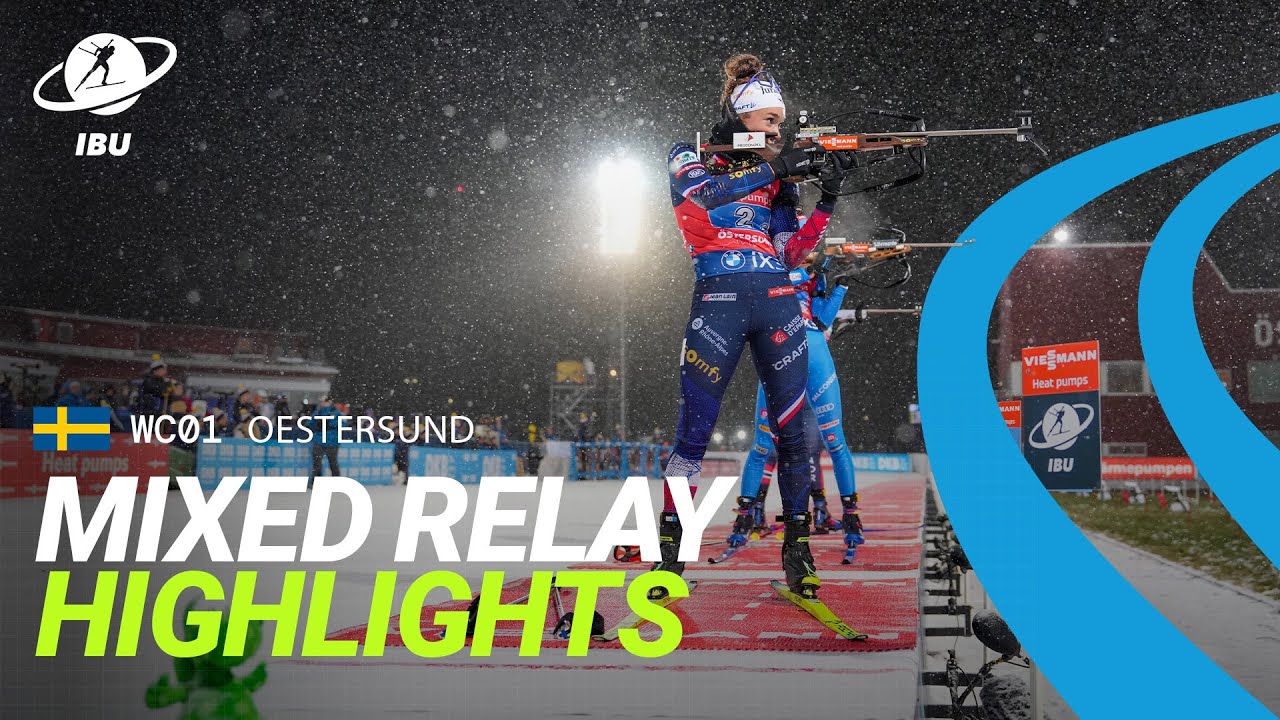 Three-Way Battle to the End! | Mixed Relay Highlights – Oestersund