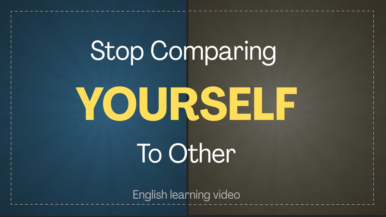 English Listening Practice: Why You Should Stop Comparing Yourself || English Story with Subtitles