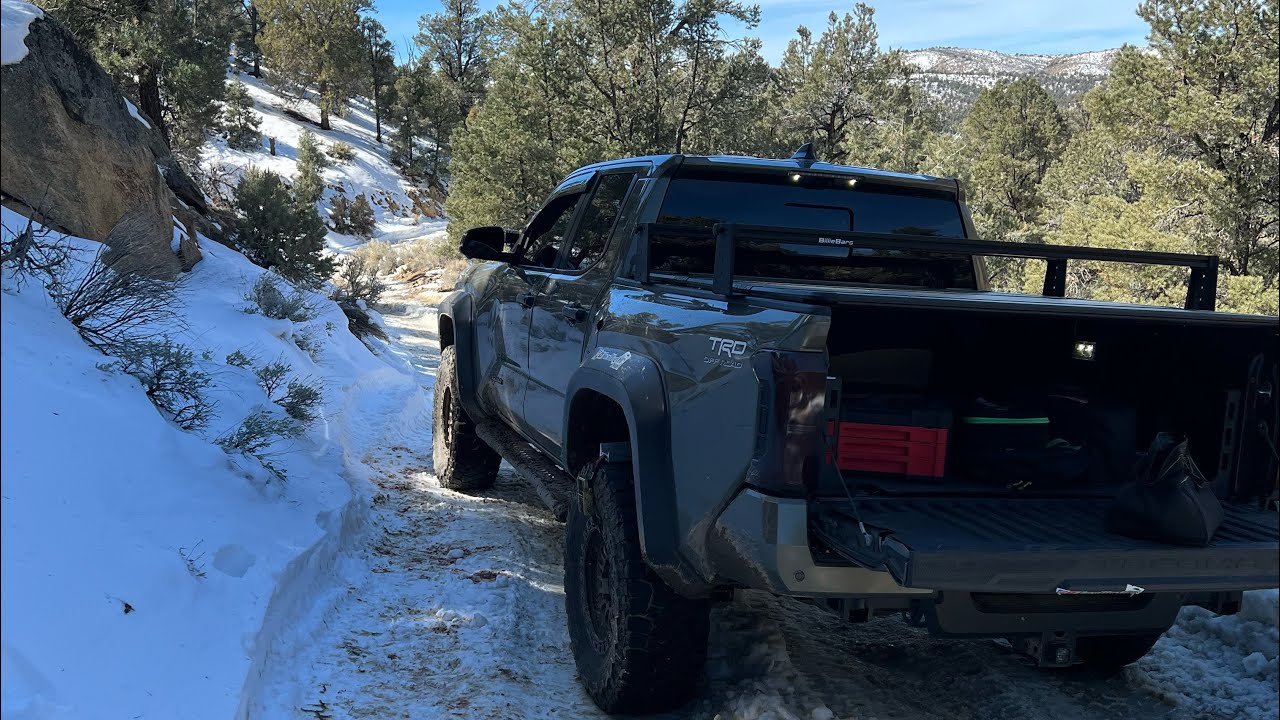 Group Run! Ruta Time @onXOffroad @toyotasocal #offroad#overlanding#mountains#2024tacoma#toyota#snow