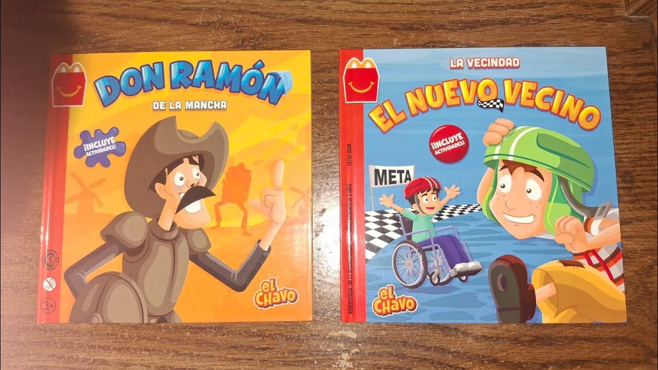 Libros de El Chavo × McDonald's 📕✨️