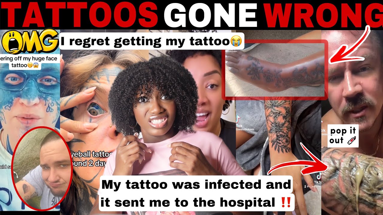 MERCY!😱 TATTOOS GONE WRONG! WORST TATTOO FAILS EVER + TATTOO REGRETS | TIKTOK COMPILATION