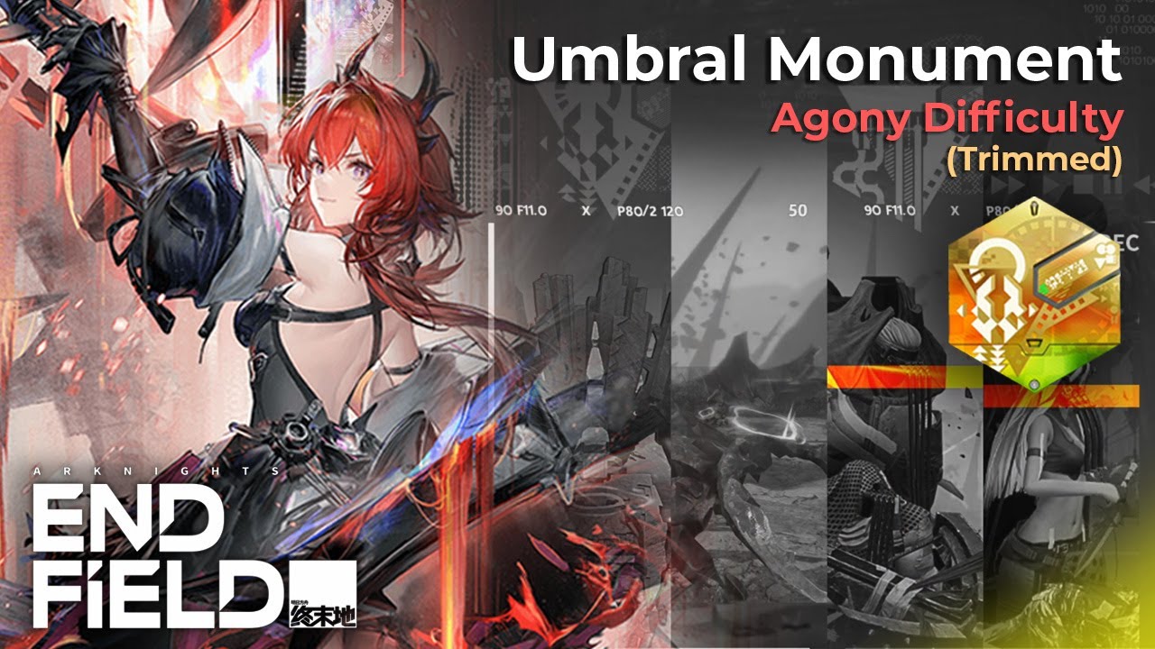 [Arknights:Endfield] Getting the HARDEST Trimmed Medal | Umbral Monument (Agony Difficulty)