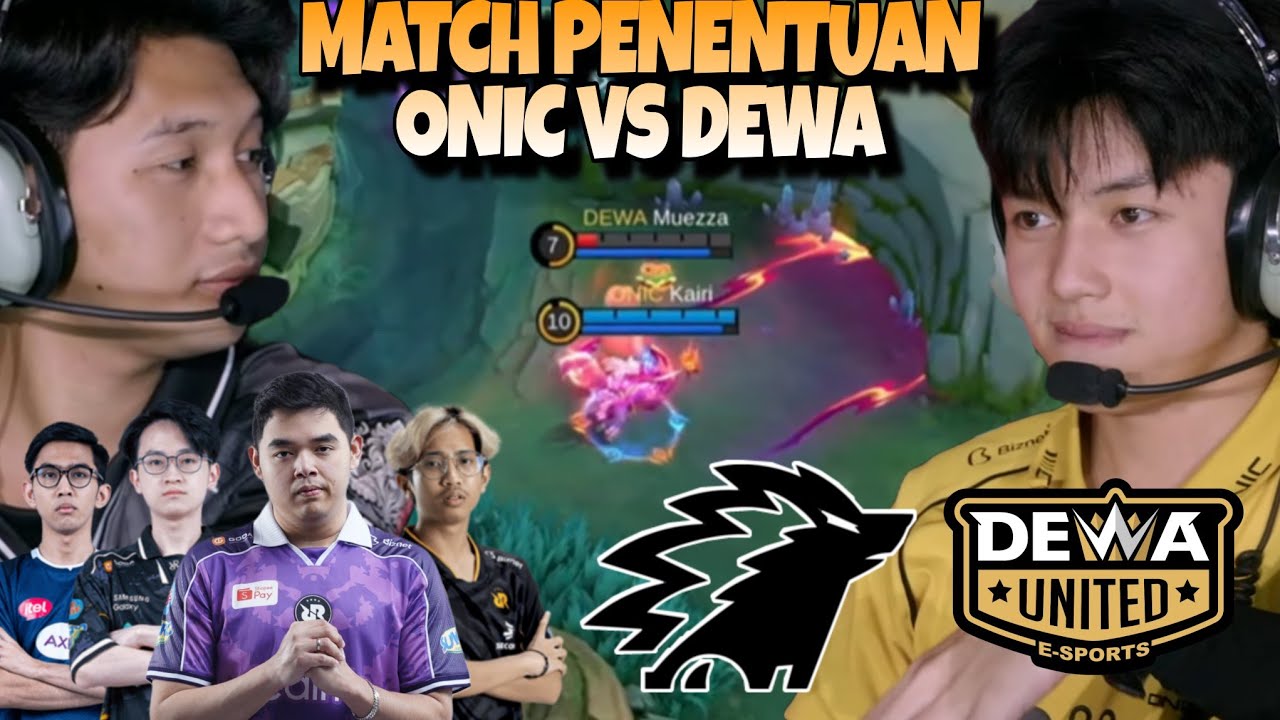 PENENTUAN PALING SERU !! AKANKAH ONIC TUMBANG OLEH KUDA HITAM ?! ONIC VS DEWA MATCH 3 - MPL S17