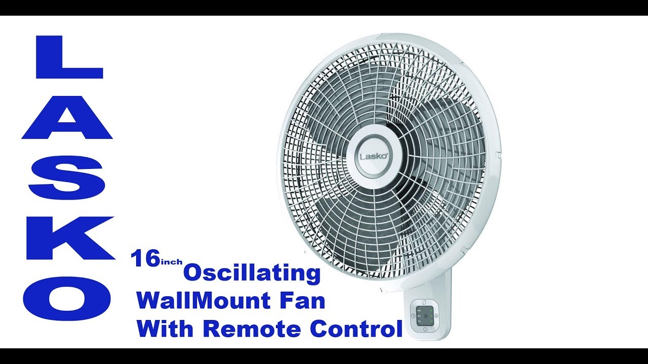 Lasko new look wall mount fan