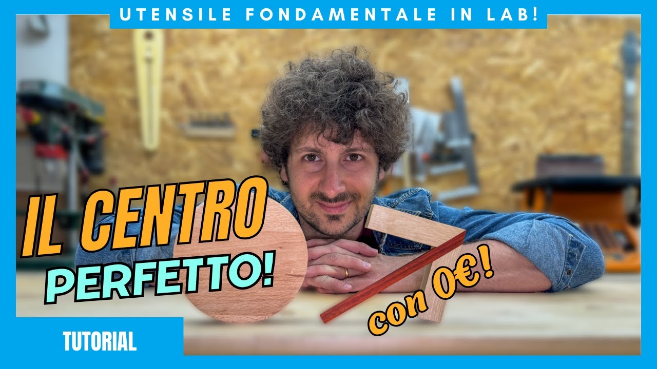 Dima per trovare il centro di un cerchio - Fai da te