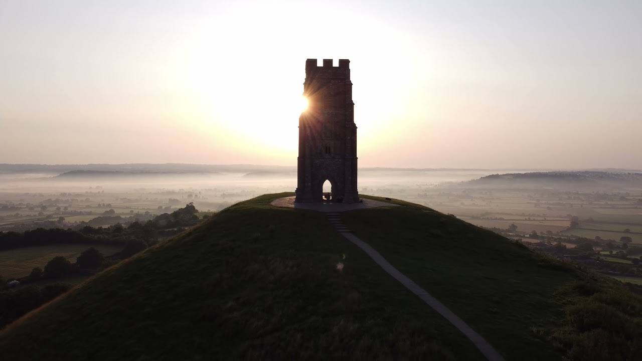 Framed By Light   Martin Fahie - Glastonbury Tor