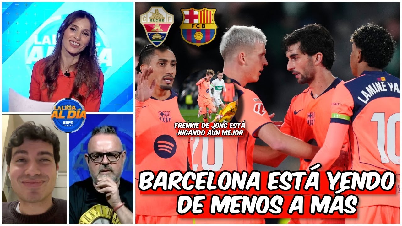 El BARCELONA de HANSI FLICK juega CADA VEZ MUCHO MEJOR y CADA VEZ MÁS INTENSO | La Liga Al Día