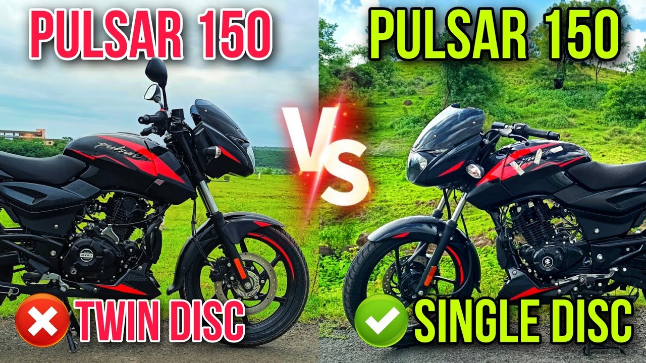 Bajaj Pulsar 150 New Model 2023 VS Pulsar 150 Twin Disc
