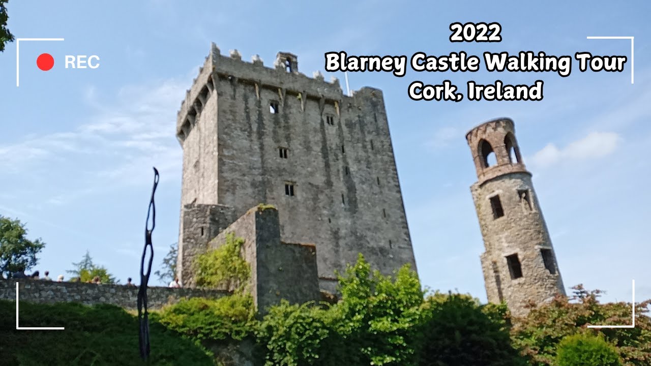Blarney Castle County Cork Ireland Walking Tour Raw Footage