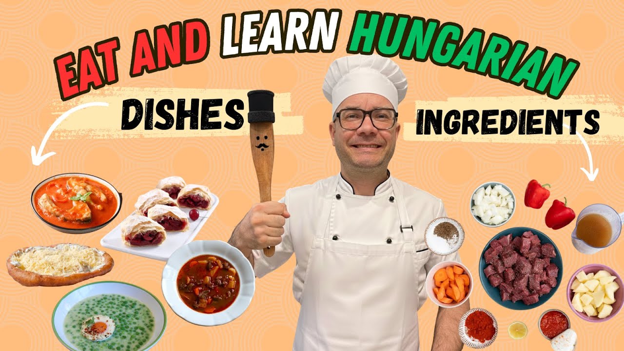 Hungarian dishes and ingredients - an essential guide to Hungarian cuisine 🥘#hungarianlanguage #food