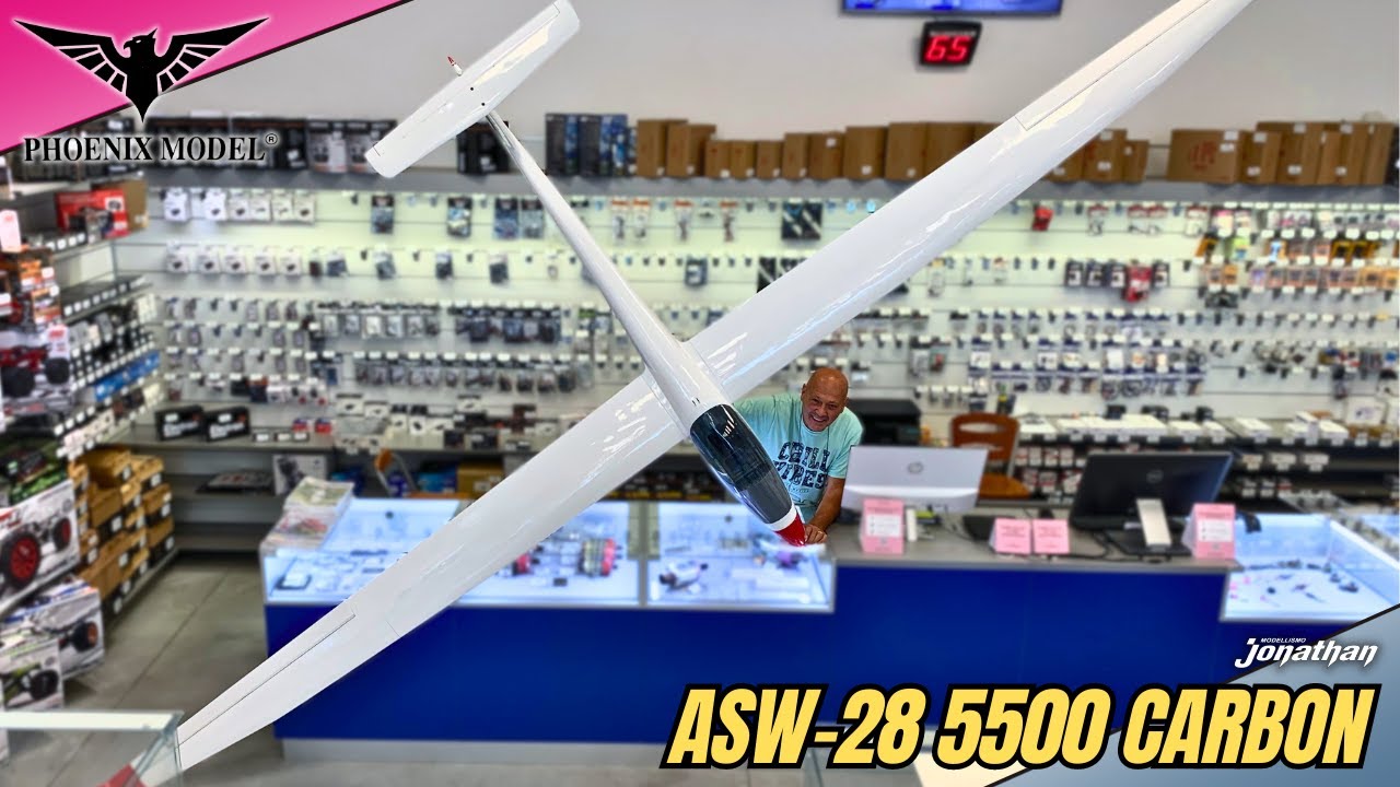Phoenix Model ASW28 5500 CARBON SCALE 36% ARF - Aliante riproduzione
