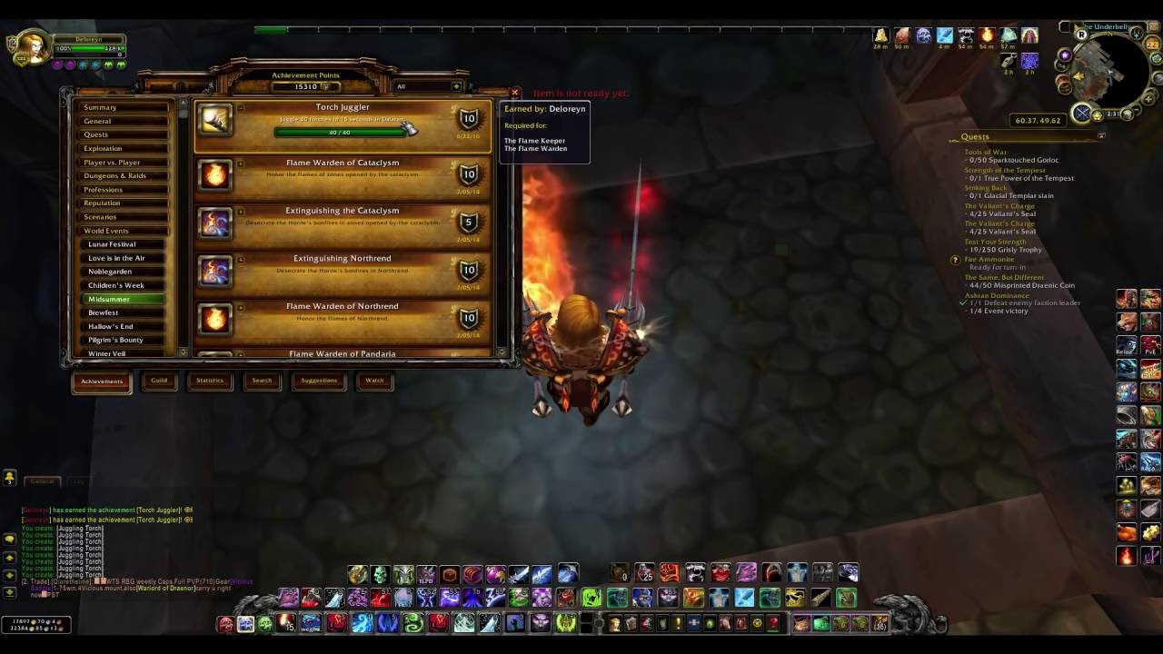 WoW: Torch Juggler Achievement Guide EASIEST METHOD!