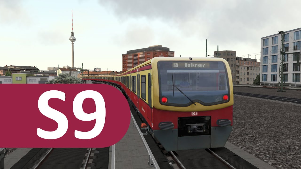Train Simulator - S-Bahn Berlin - S9 nach Flughafen BER von Spandau nach Ostbahnhof - BR481