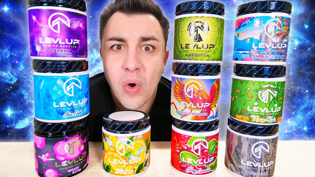 JE TESTE TOUTES LES BOISSONS LEVEL UP ! (boisson énergétique)