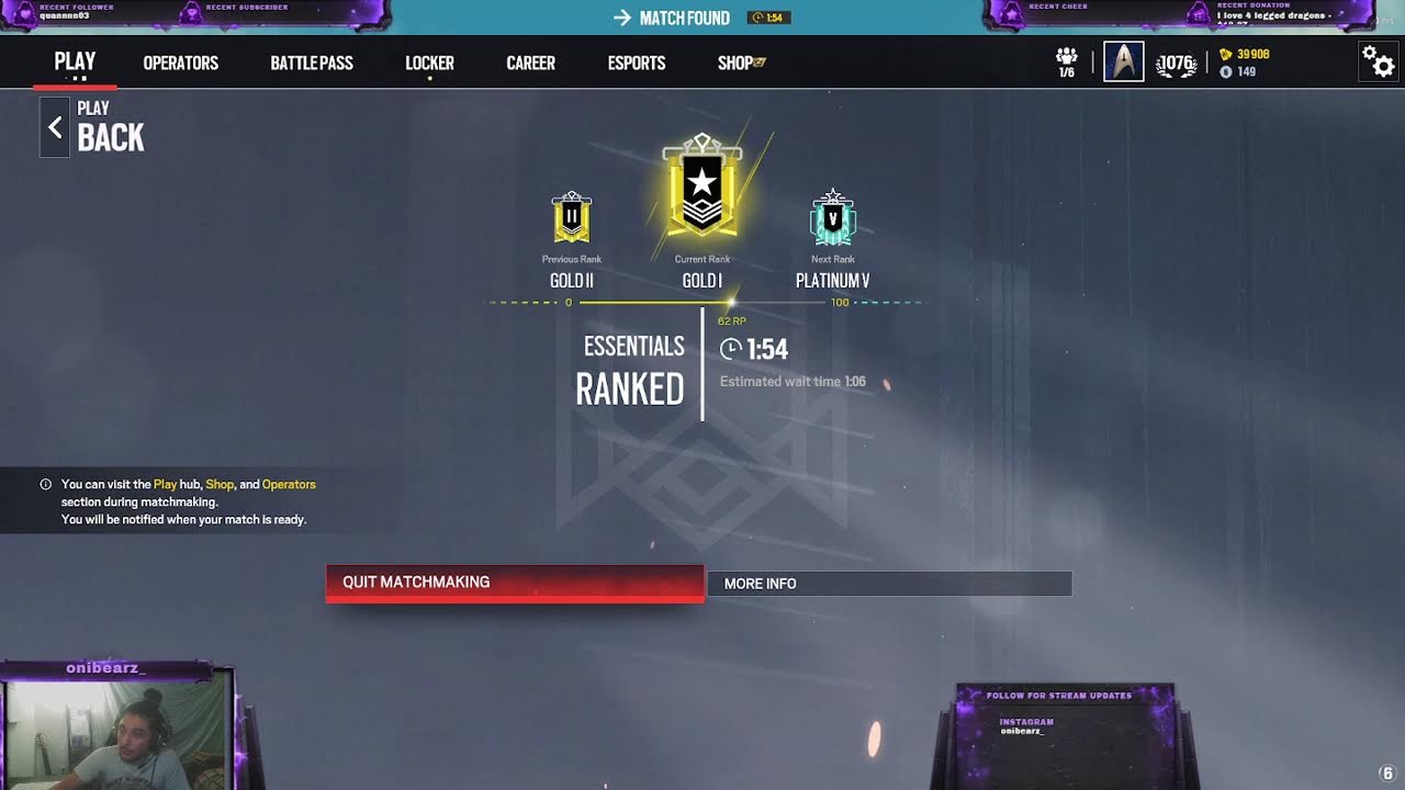 SUNDAY STREAM| R6 and a little chatting|