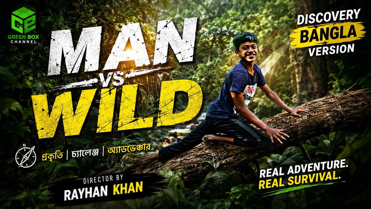 Man vs wild  । Bangla version part 1  ।  Funny Video  ।  GramBangla