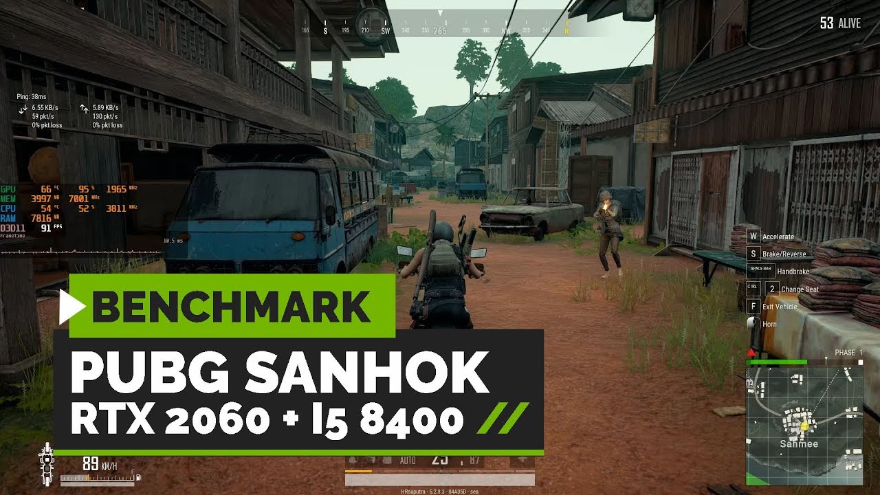 PUBG ULTRA SETTINGS on RTX 2060 + i5 8400