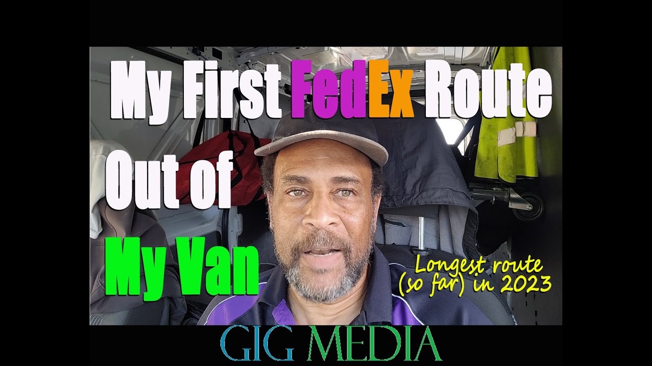 My First FedEx Route Working Out of My Cargo Van | Longest Route (So Far) of 2023