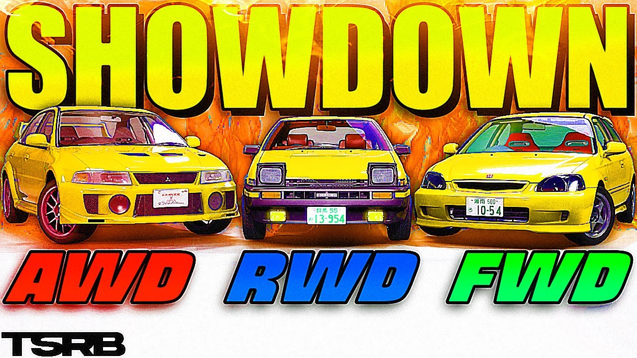 AWD vs RWD vs FWD — что лучше для Touge?