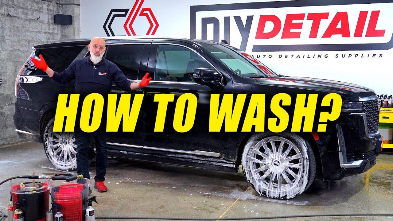 How to wash a giant vehicle — and tackle BLACK paint! Step by Step Process
