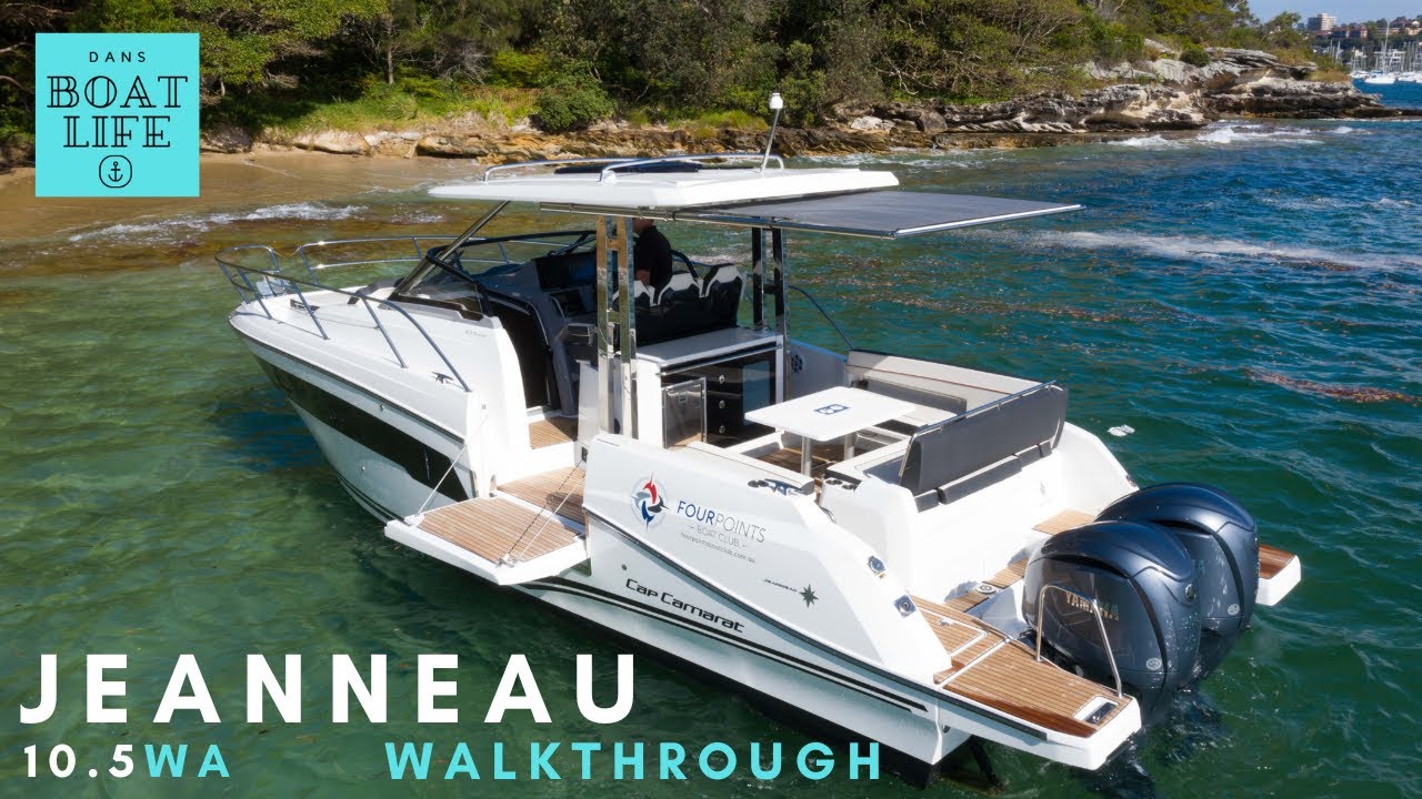Jeanneau 10.5WA S2 - Boat Tour the Ford F150 of day boats