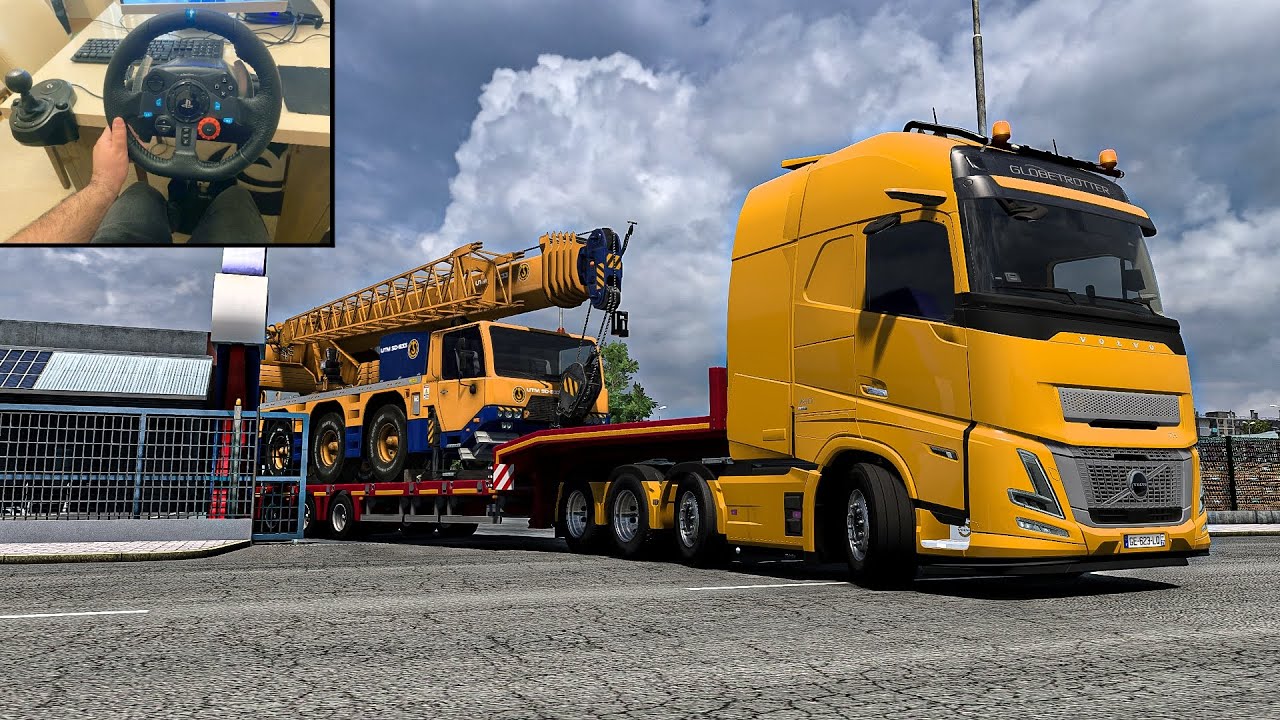 Heavy Haulage in Iceland - Volvo FH6 Aero | Euro Truck Simulator 2 | Logitech G29 Gameplay