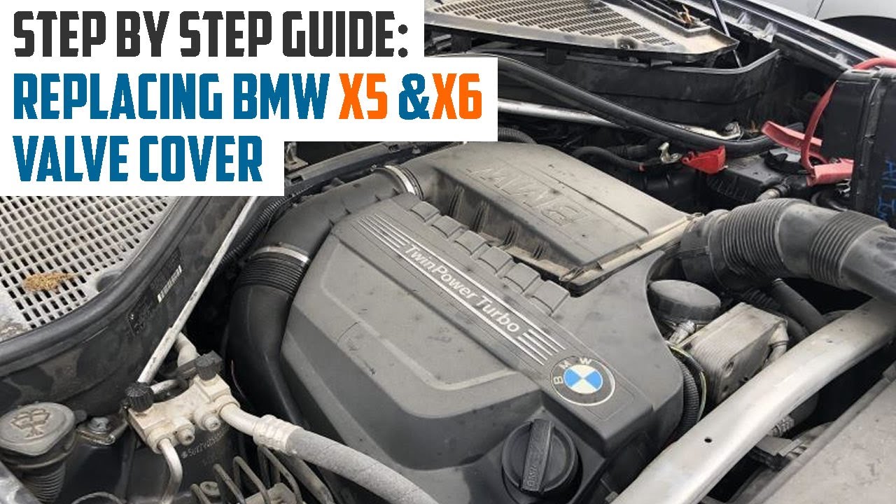 HOW TO REPLACE VALVE COVER GASKET FOR BMW X5, X6 N55 Engine E70/E71 (2009-2014) #bmwx5 #bmwx6