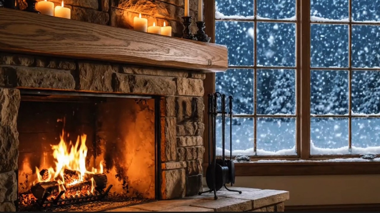 Low Motivation on Cold Evenings ❄️🔥 Fireside Piano Jazz for Steady Focus