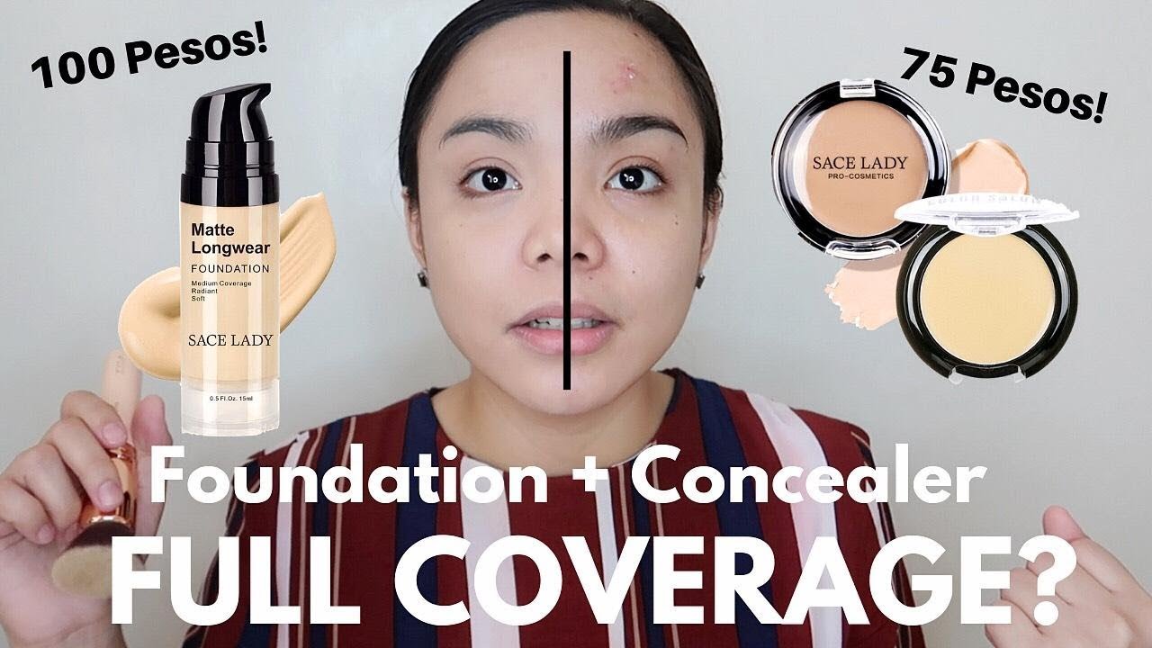 SUPER MURA NA FULL COVERAGE FUNDA + CONCEALER?! GRABE NATO! | Sace Lady