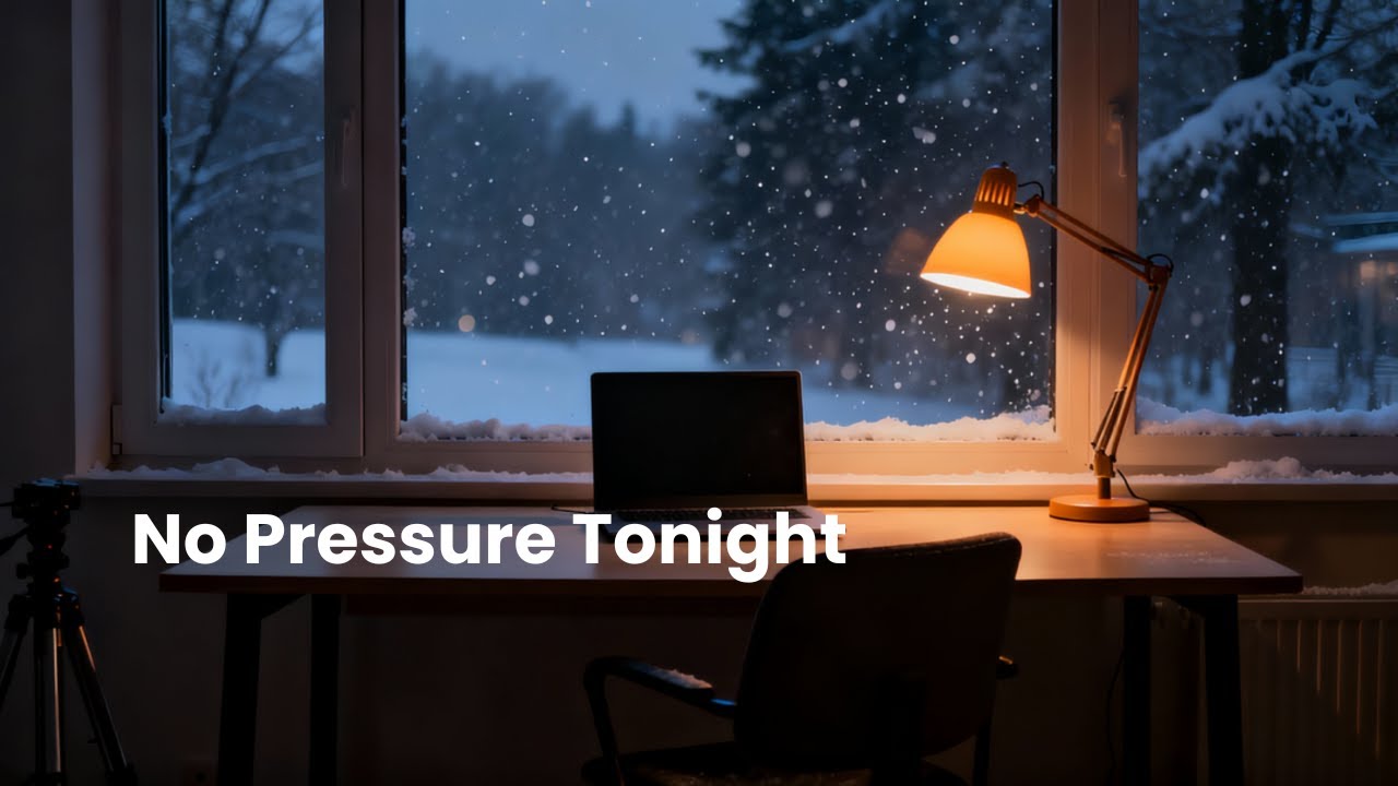 You Don’t Need to Be Productive Tonight ❄️ Calm Late Night Ambience