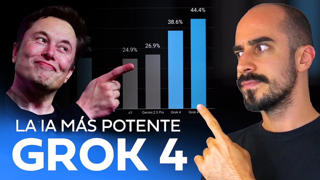 ¡GROK 4 SORPRENDE! Ahora sí... La IA MÁS INTELIGENTE jamás creada