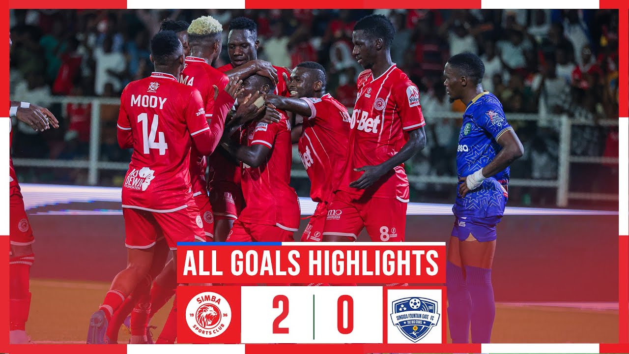 MAGOLI YOTE SIMBA SC {2} VS SINGIDA FG {0} | MAPINDUZI CUP 2024