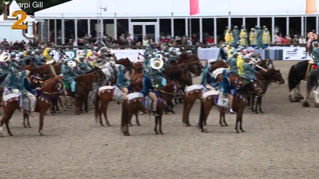 The Sultan Of Oman's Royal Cavalry charge for the Queen's Diamond Jubilee in 