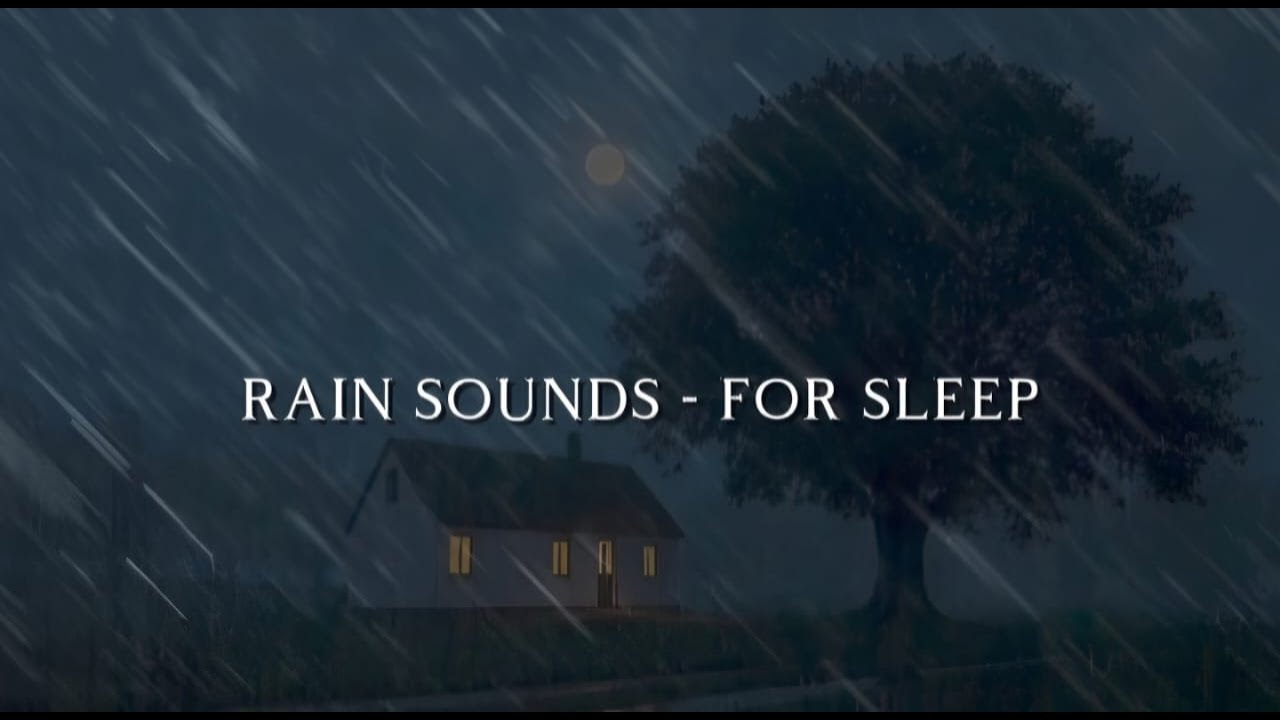 Rain Sounds For Sleeping 99% | Fall Asleep Fast with Heavy Rain & Relaxing Thunderstorm at Night