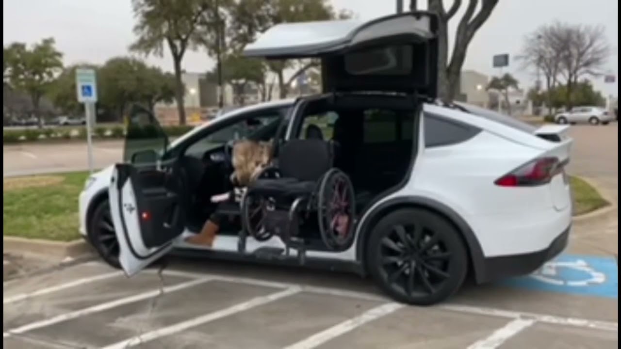 Tesla model x adaption for wheelchair users