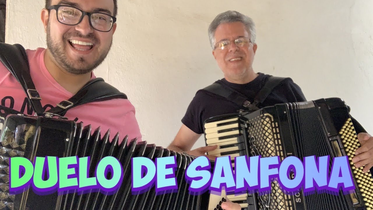 Duelo de sanfona - Thiago Moraes e Jos&eacute; Paulo (seu pai)