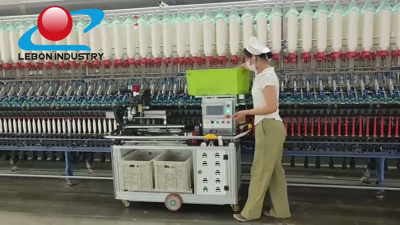 Ring Spinning Machine Auto Doffing Robot