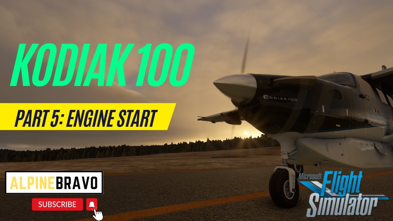 Как управлять самолетом Kodiak 100 | Часть 5: Запуск двигателя